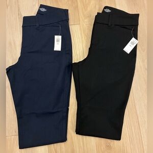 Old Navy Pixie Skinny High rise Bundle Black & In the Navy Secret Smooth pockets